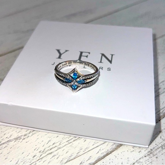 Sterling Silver Marked 925 Bible Verse engraved ring Size 9 - Picture 3 of 3